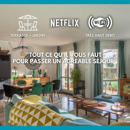 T3 Calme - Ideal Famille & Pros - Parking - Jardin - Wifi - Netflix Besanzón Exterior foto